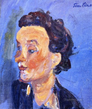  Chaim Obras - Chica inglesa de azul 1937 Chaim Soutine